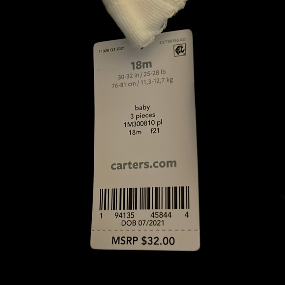 NWT Carter’s Brand Baby 3 Pc Outfit Size 18 months - Picture 4 of 4